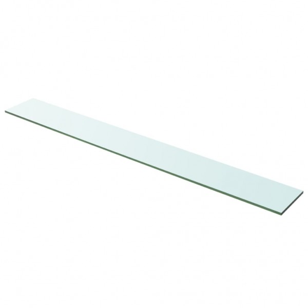 Prateleiras 2 pcs 100x12 cm vidro transparente M 2