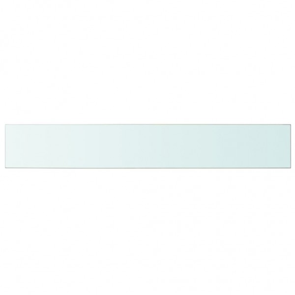 Prateleiras 2 pcs 100x15 cm vidro transparente M 3