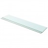 Prateleiras 2 pcs 100x20 cm vidro transparente 1