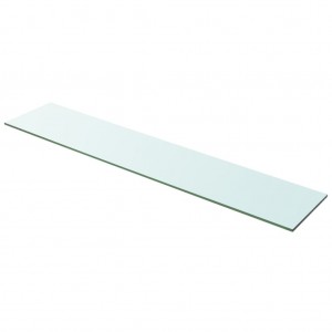 Prateleiras 2 pcs 100x20 cm vidro transparente H