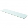 Prateleiras 2 pcs 100x25 cm vidro transparente 2