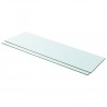 Prateleiras 2 pcs 100x30 cm vidro transparente 1