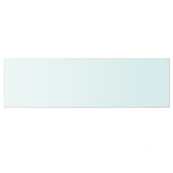 Estantes 2 unidades panel de vidrio transparente 100x30 cm M 3