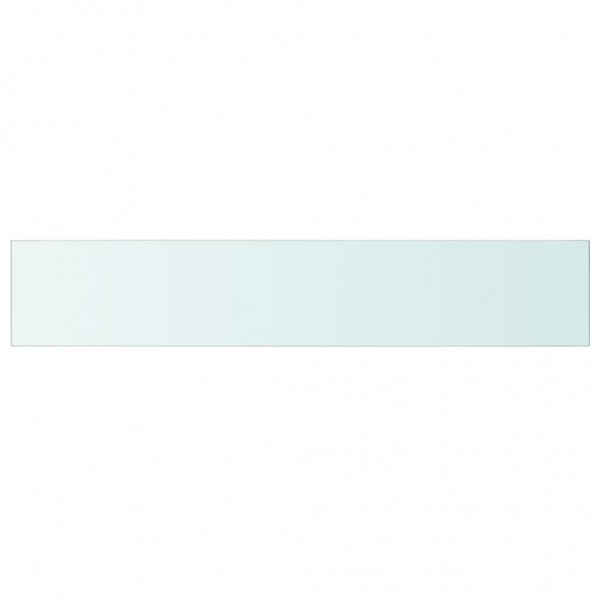 Prateleiras 2 pcs 110x20 cm vidro transparente M 3