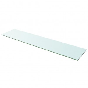 Prateleiras 2 pcs 110x25 cm vidro transparente H