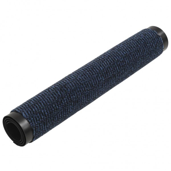 Alfombras de entrada rectangulares de nudo 2 uds azul 80x120 cm M 3