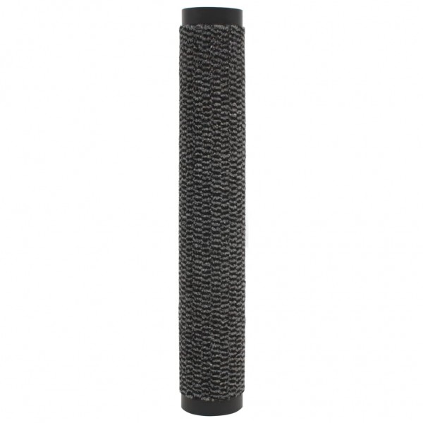 Alfombras de entrada rectangulares de nudo 2 uds gris 120x180cm M 4