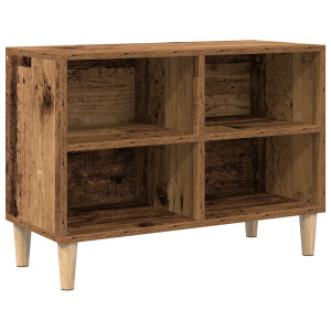 Cabinet de TV con Patas de Madera Madera Antigua 69.5x30x50 cm H