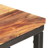 Mesa auxiliar de madera maciza 35x45x65 cm 5