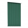 Abrigo p/ arrumação de troncos jardim aço 163x83x154cm verde 4
