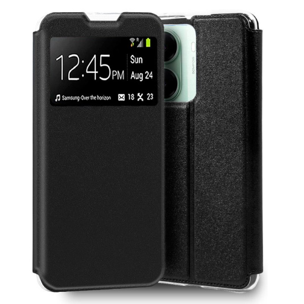 Funda COOL Flip Cover para Xiaomi Poco X7 Pro 5G Liso Negro D