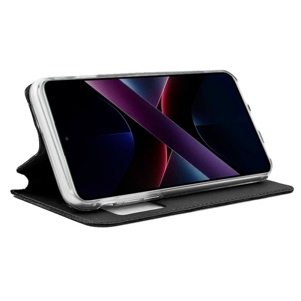 Funda COOL Flip Cover para Xiaomi Poco X7 Pro 5G Liso Negro M 2