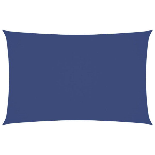 Para-sol estilo vela tecido oxford retangular 2.5x5 m azul M 2