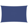 Para-sol estilo vela tecido oxford retangular 2.5x5 m azul 2