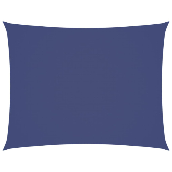 Para-sol estilo vela tecido oxford retangular 4x6 m azul M 2