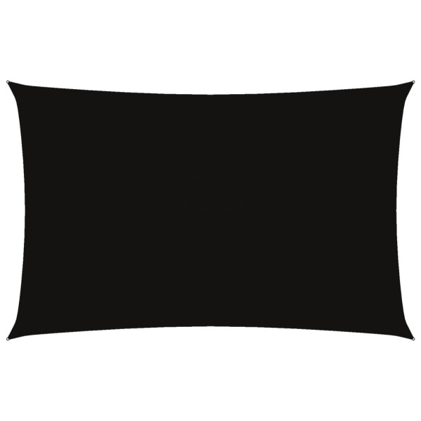 Para-sol estilo vela tecido oxford retangular 5x8 m preto M 2
