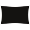 Toldo de vela rectangular tela Oxford negro 5x8 m 2
