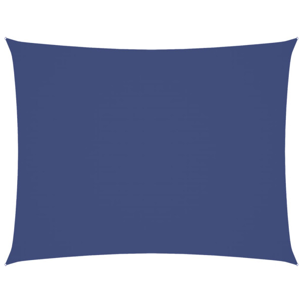 Toldo de vela rectangular tela Oxford azul 3.5x5 m M 2