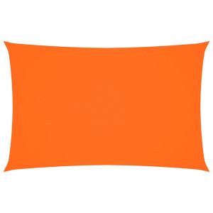 Para-sol estilo vela tecido oxford retangular 2x5 m laranja H