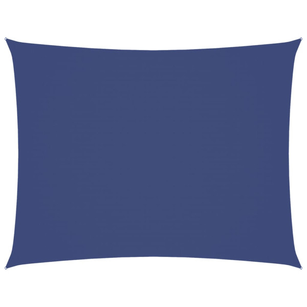 Para-sol estilo vela tecido oxford retangular 4x5 m azul M 2
