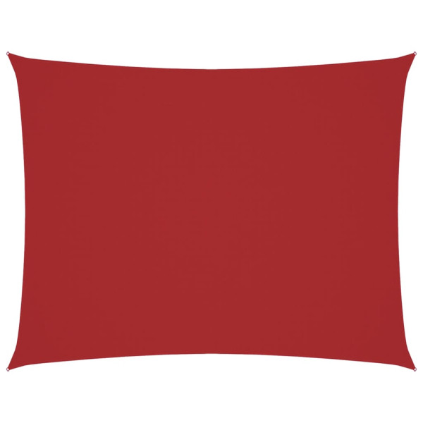 Para-sol estilo vela tecido oxford retangular 2x3 m vermelho M 2