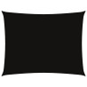 Toldo de vela rectangular tela Oxford negro 5x7 m 2