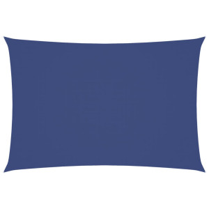 Para-sol estilo vela tecido oxford retangular 2.5x4.5 m azul H