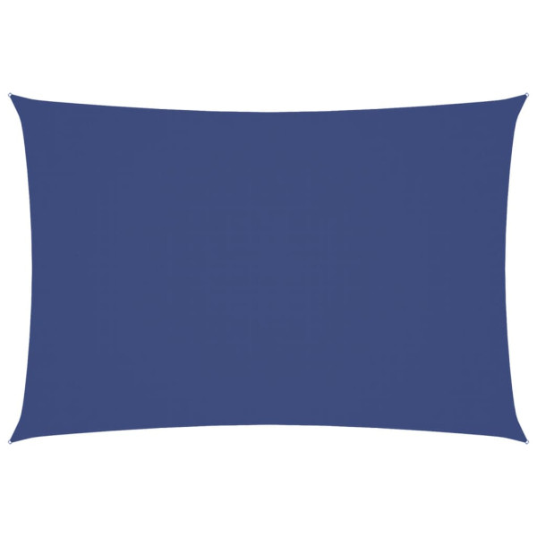 Toldo de vela rectangular tela Oxford azul 2.5x4.5 m M 2