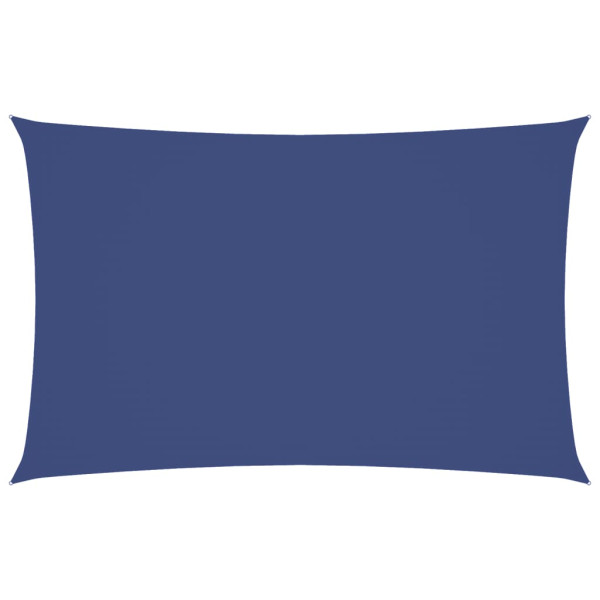 Toldo de vela rectangular tela Oxford azul 4x7 m M 2