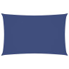 Para-sol estilo vela tecido oxford retangular 4x7 m azul 2