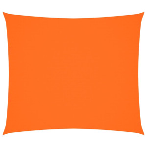 Toldo de vela rectangular tela Oxford naranja 2.5x3 m H