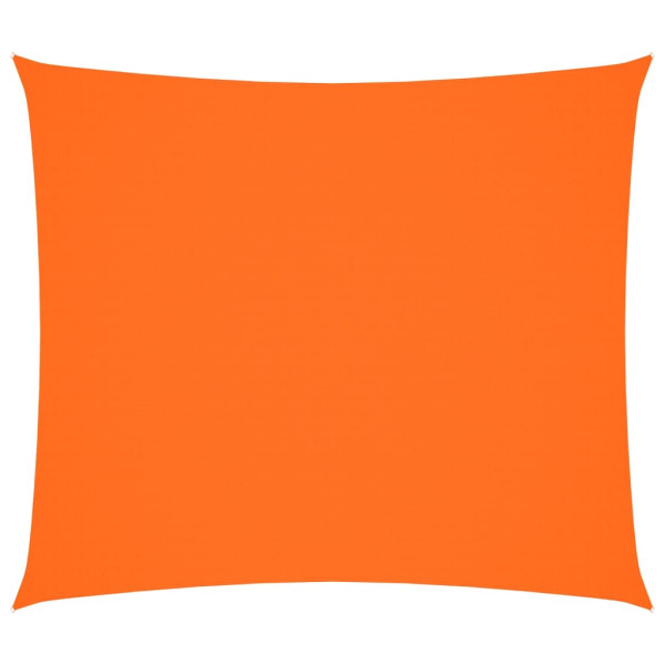 Toldo de vela rectangular tela Oxford naranja 2.5x3 m M 2