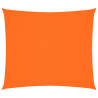 Para-sol estilo vela tecido oxford retangular 2.5x3 m laranja 2