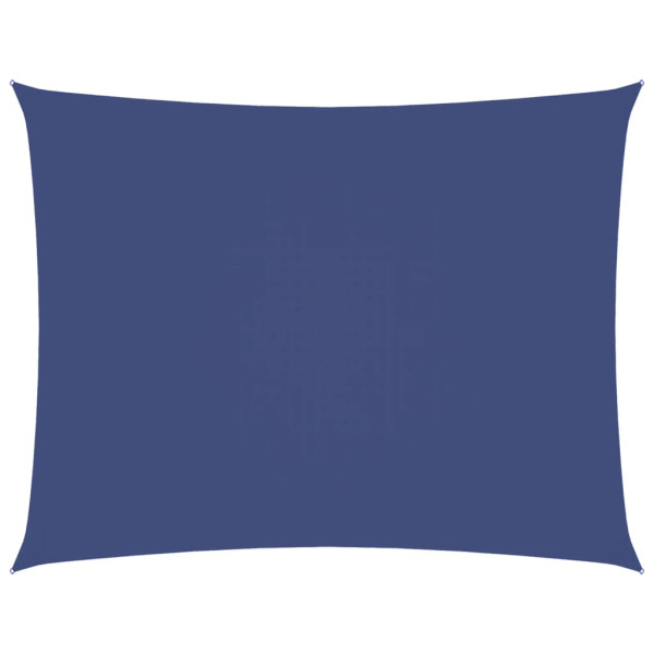 Toldo de vela rectangular tela Oxford azul 2.5x3.5 m M 2