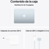 APPLE MACBOOK AIR 13.6" 2025 M4 24GB RAM 512GB azul cielo 10