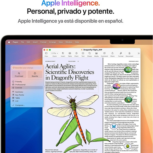 APPLE MACBOOK AIR 15.3" M4 16GB RAM 512GB blanco estrella M 7