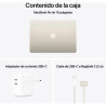 APPLE MACBOOK AIR 15.3" M4 16GB RAM 512GB blanco estrella 10