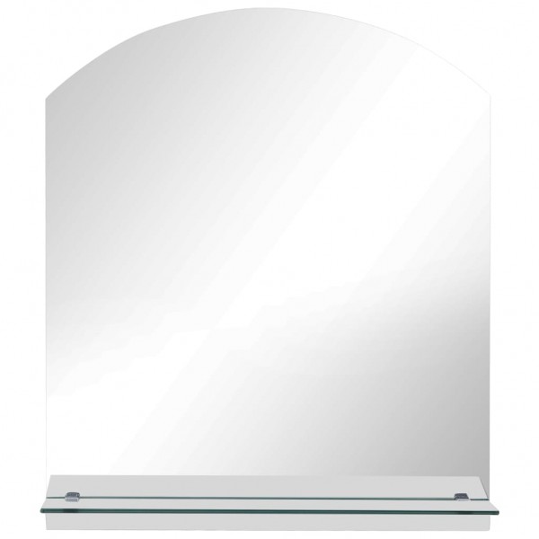 Espelho de parede c/ prateleira vidro temperado 30x50 cm M 3