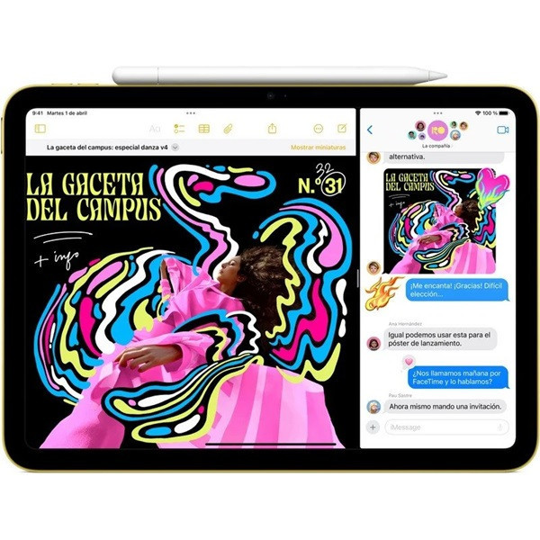 Apple iPad 10.9" 11.Gen WiFi + Cell 256GB plata M 6