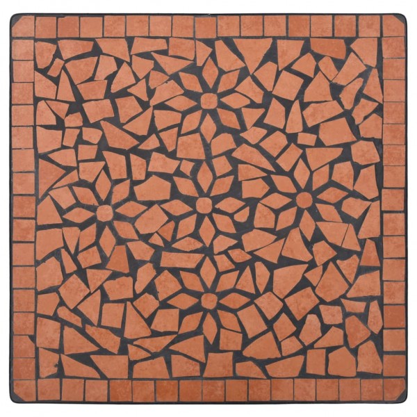 3 pcs conjunto bistro em mosaico azulejos de cerâmica terracota M 5