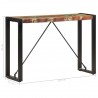 Mesa consola 110x35x76 cm madeira recuperada maciça 5