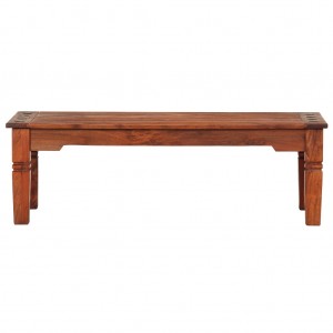 Mesa de centro de madera maciza de acacia 110x50x35 cm H