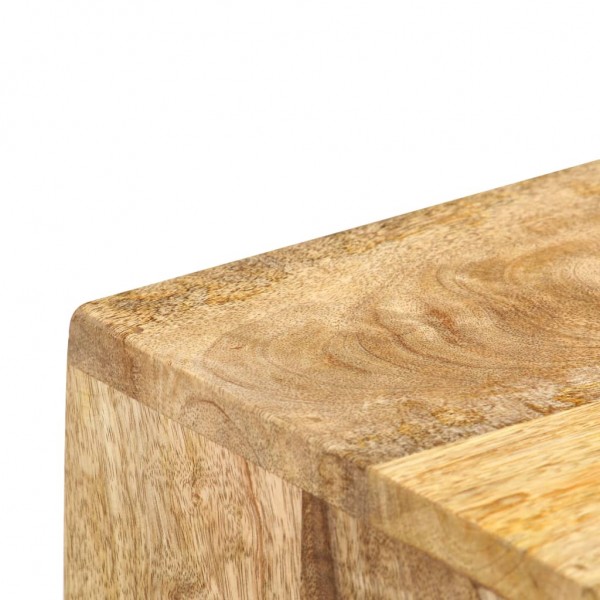 Mueble para TV de madera maciza de mango 97x35x47 cm M 5