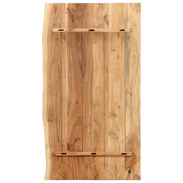 Encimera para armario tocador madera maciza acacia 100x52x2.5cm M 2