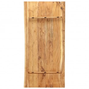 Encimera para armario tocador madera maciza acacia 114x52x2.5cm H