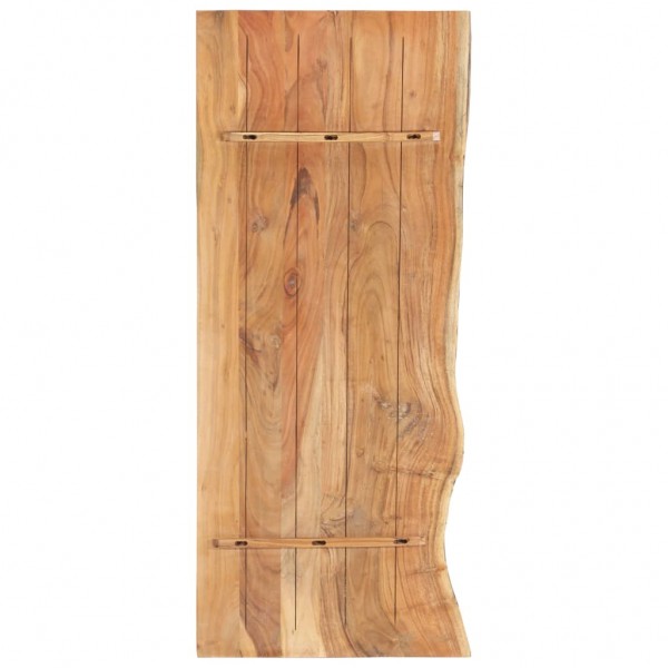 Encimera para armario tocador madera maciza acacia 140x52x3.8cm M 2