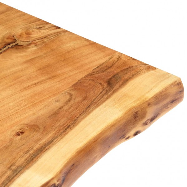 Superficie de mesa de madera maciza de acacia 58x(50-60)x2.5 cm M 3