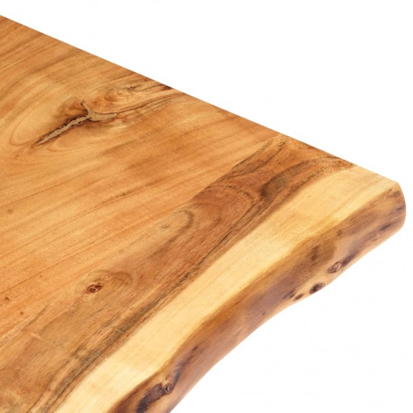Tampo de mesa 58x(50-60)x3.8 cm madeira de acácia maciça M 3
