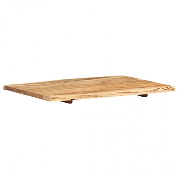 Superficie de mesa de madera maciza de acacia 80x(50-60)x2.5 cm M 5
