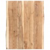 Superficie de mesa de madera maciza de acacia 80x(50-60)x3.8 cm 1